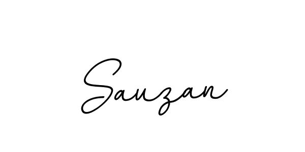 Use a signature maker to create a handwritten signature online. With this signature software, you can design (BallpointsItalic-DORy9) your own signature for name Sauzan. Sauzan signature style 11 images and pictures png