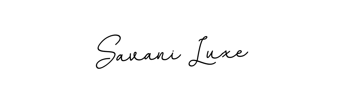 Savani Luxe stylish signature style. Best Handwritten Sign (BallpointsItalic-DORy9) for my name. Handwritten Signature Collection Ideas for my name Savani Luxe. Savani Luxe signature style 11 images and pictures png