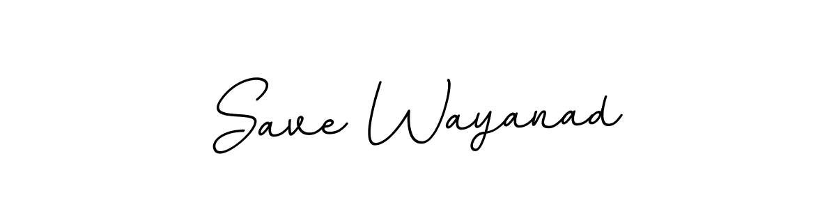 Use a signature maker to create a handwritten signature online. With this signature software, you can design (BallpointsItalic-DORy9) your own signature for name Save Wayanad. Save Wayanad signature style 11 images and pictures png