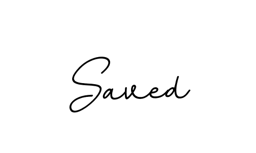 The best way (BallpointsItalic-DORy9) to make a short signature is to pick only two or three words in your name. The name Saved include a total of six letters. For converting this name. Saved signature style 11 images and pictures png