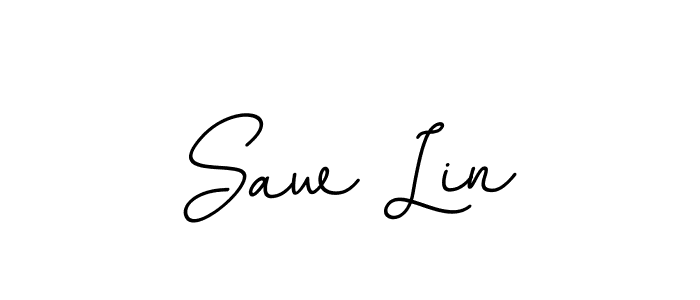 The best way (BallpointsItalic-DORy9) to make a short signature is to pick only two or three words in your name. The name Saw Lin include a total of six letters. For converting this name. Saw Lin signature style 11 images and pictures png
