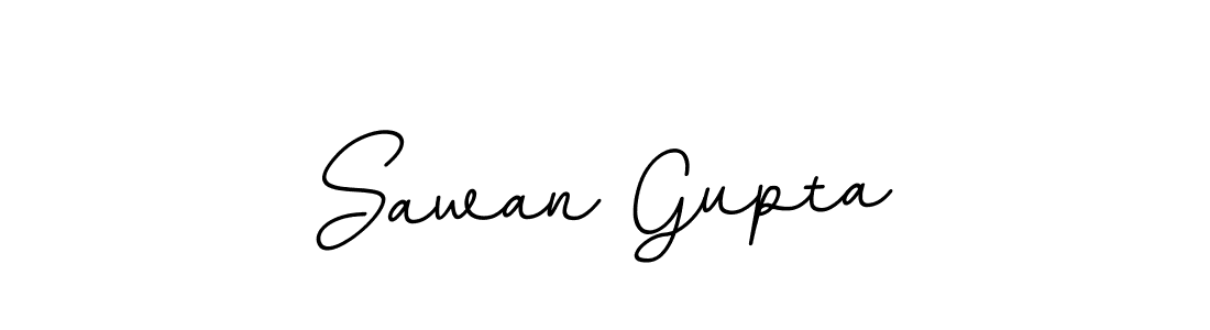 The best way (BallpointsItalic-DORy9) to make a short signature is to pick only two or three words in your name. The name Sawan Gupta include a total of six letters. For converting this name. Sawan Gupta signature style 11 images and pictures png