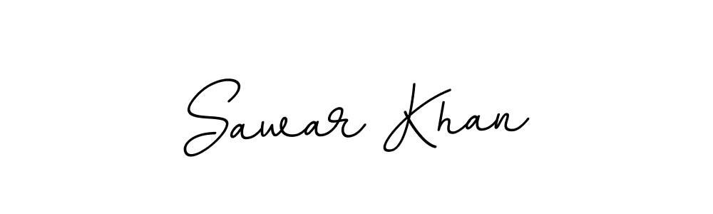 Use a signature maker to create a handwritten signature online. With this signature software, you can design (BallpointsItalic-DORy9) your own signature for name Sawar Khan. Sawar Khan signature style 11 images and pictures png