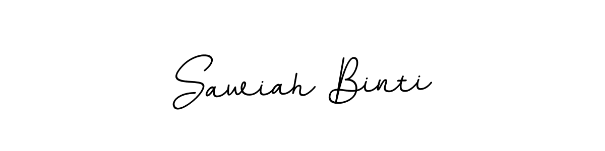 Make a beautiful signature design for name Sawiah Binti. Use this online signature maker to create a handwritten signature for free. Sawiah Binti signature style 11 images and pictures png