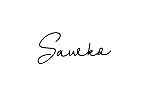 Create a beautiful signature design for name Sawko. With this signature (BallpointsItalic-DORy9) fonts, you can make a handwritten signature for free. Sawko signature style 11 images and pictures png