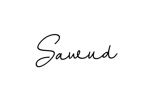 Design your own signature with our free online signature maker. With this signature software, you can create a handwritten (BallpointsItalic-DORy9) signature for name Sawud. Sawud signature style 11 images and pictures png