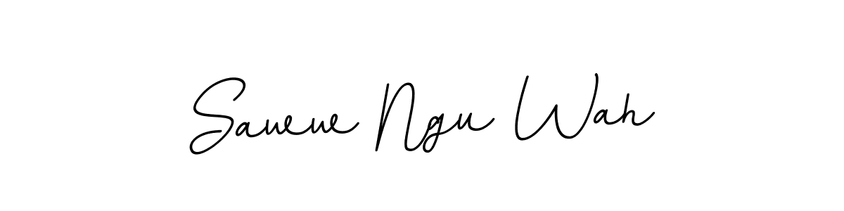 Also You can easily find your signature by using the search form. We will create Saww Ngu Wah name handwritten signature images for you free of cost using BallpointsItalic-DORy9 sign style. Saww Ngu Wah signature style 11 images and pictures png