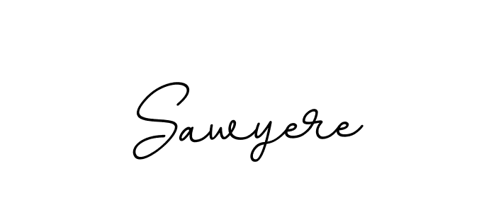 How to make Sawyere signature? BallpointsItalic-DORy9 is a professional autograph style. Create handwritten signature for Sawyere name. Sawyere signature style 11 images and pictures png