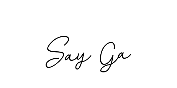 You can use this online signature creator to create a handwritten signature for the name Say Ga. This is the best online autograph maker. Say Ga signature style 11 images and pictures png