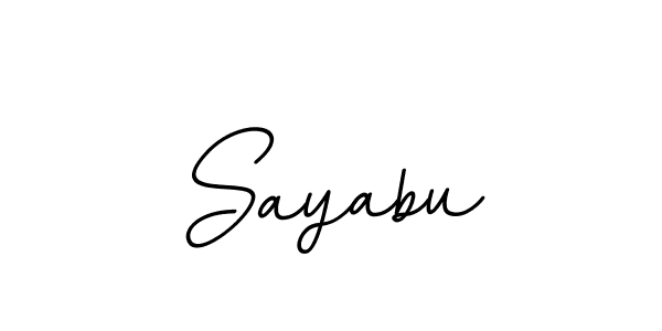 Once you've used our free online signature maker to create your best signature BallpointsItalic-DORy9 style, it's time to enjoy all of the benefits that Sayabu name signing documents. Sayabu signature style 11 images and pictures png