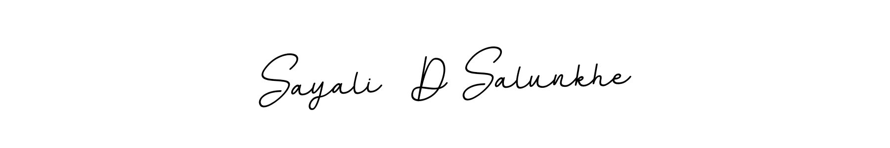 if you are searching for the best signature style for your name Sayali  D Salunkhe. so please give up your signature search. here we have designed multiple signature styles  using BallpointsItalic-DORy9. Sayali  D Salunkhe signature style 11 images and pictures png