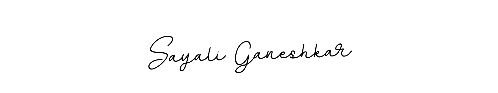 Also we have Sayali Ganeshkar name is the best signature style. Create professional handwritten signature collection using BallpointsItalic-DORy9 autograph style. Sayali Ganeshkar signature style 11 images and pictures png