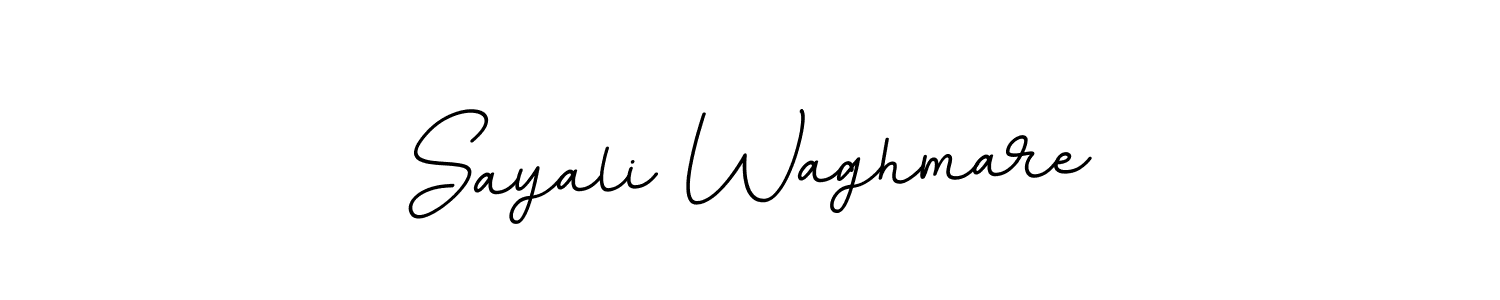 Use a signature maker to create a handwritten signature online. With this signature software, you can design (BallpointsItalic-DORy9) your own signature for name Sayali Waghmare. Sayali Waghmare signature style 11 images and pictures png