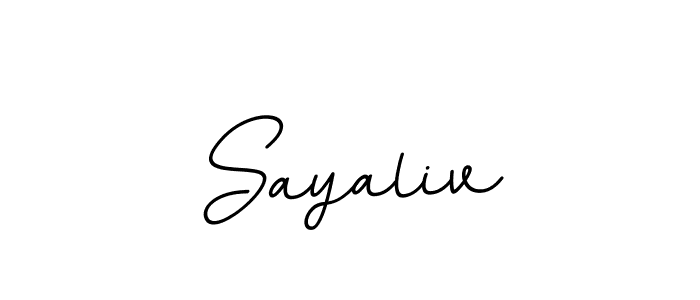 Also You can easily find your signature by using the search form. We will create Sayaliv name handwritten signature images for you free of cost using BallpointsItalic-DORy9 sign style. Sayaliv signature style 11 images and pictures png