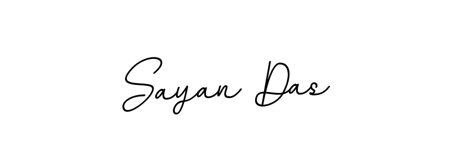 Design your own signature with our free online signature maker. With this signature software, you can create a handwritten (BallpointsItalic-DORy9) signature for name Sayan Das. Sayan Das signature style 11 images and pictures png