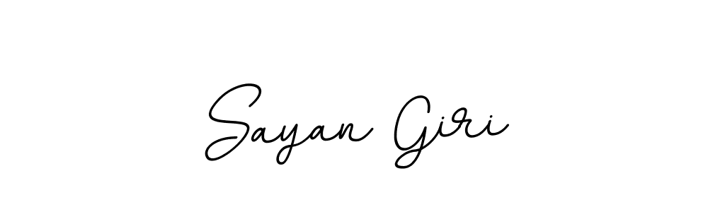The best way (BallpointsItalic-DORy9) to make a short signature is to pick only two or three words in your name. The name Sayan Giri include a total of six letters. For converting this name. Sayan Giri signature style 11 images and pictures png