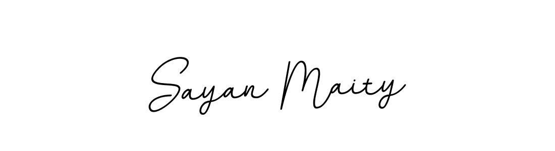 It looks lik you need a new signature style for name Sayan Maity. Design unique handwritten (BallpointsItalic-DORy9) signature with our free signature maker in just a few clicks. Sayan Maity signature style 11 images and pictures png