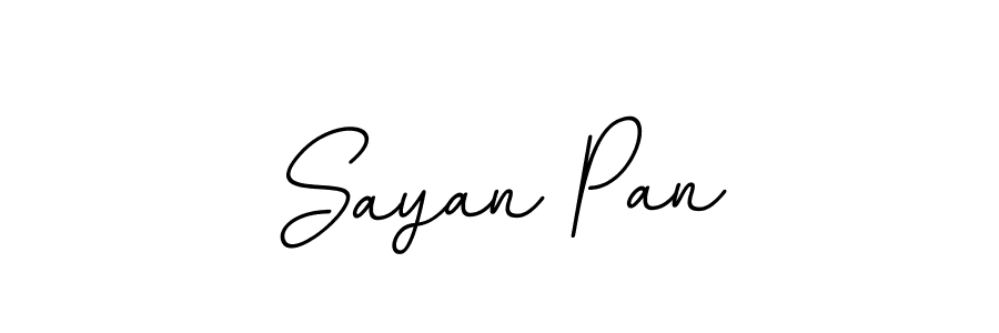 Sayan Pan stylish signature style. Best Handwritten Sign (BallpointsItalic-DORy9) for my name. Handwritten Signature Collection Ideas for my name Sayan Pan. Sayan Pan signature style 11 images and pictures png