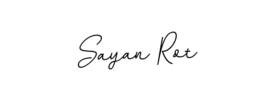 You should practise on your own different ways (BallpointsItalic-DORy9) to write your name (Sayan Rot) in signature. don't let someone else do it for you. Sayan Rot signature style 11 images and pictures png