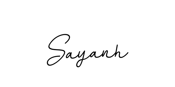 How to make Sayanh signature? BallpointsItalic-DORy9 is a professional autograph style. Create handwritten signature for Sayanh name. Sayanh signature style 11 images and pictures png