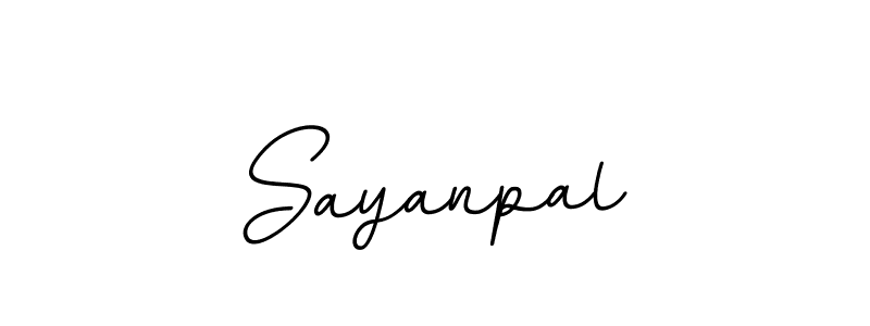 How to make Sayanpal name signature. Use BallpointsItalic-DORy9 style for creating short signs online. This is the latest handwritten sign. Sayanpal signature style 11 images and pictures png