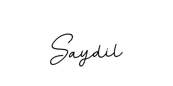 Make a beautiful signature design for name Saydil. With this signature (BallpointsItalic-DORy9) style, you can create a handwritten signature for free. Saydil signature style 11 images and pictures png