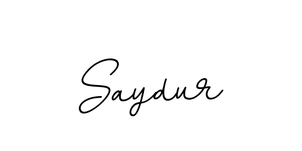 Use a signature maker to create a handwritten signature online. With this signature software, you can design (BallpointsItalic-DORy9) your own signature for name Saydur. Saydur signature style 11 images and pictures png