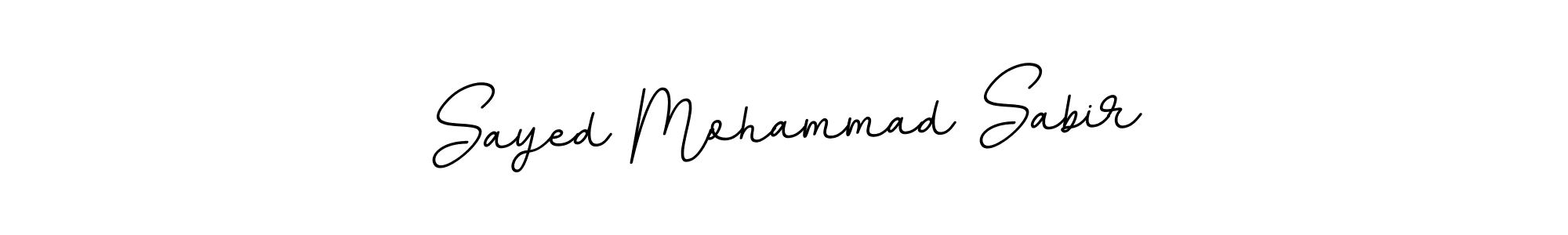 How to make Sayed Mohammad Sabir name signature. Use BallpointsItalic-DORy9 style for creating short signs online. This is the latest handwritten sign. Sayed Mohammad Sabir signature style 11 images and pictures png