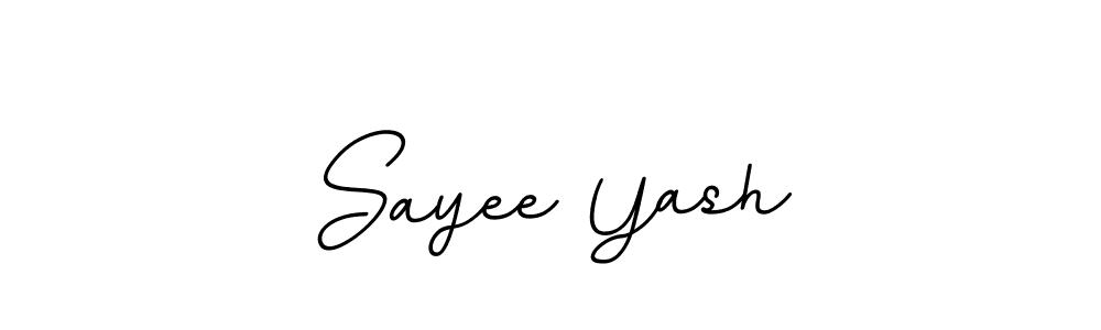 Make a beautiful signature design for name Sayee Yash. Use this online signature maker to create a handwritten signature for free. Sayee Yash signature style 11 images and pictures png
