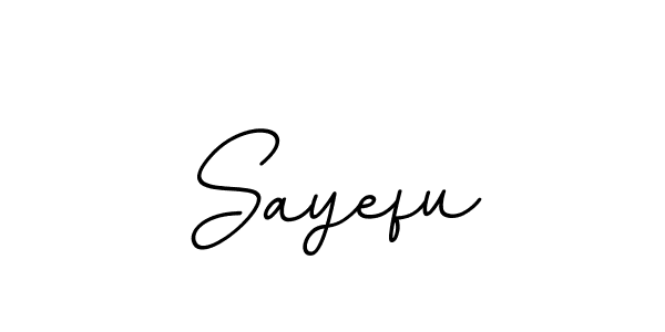 Similarly BallpointsItalic-DORy9 is the best handwritten signature design. Signature creator online .You can use it as an online autograph creator for name Sayefu. Sayefu signature style 11 images and pictures png