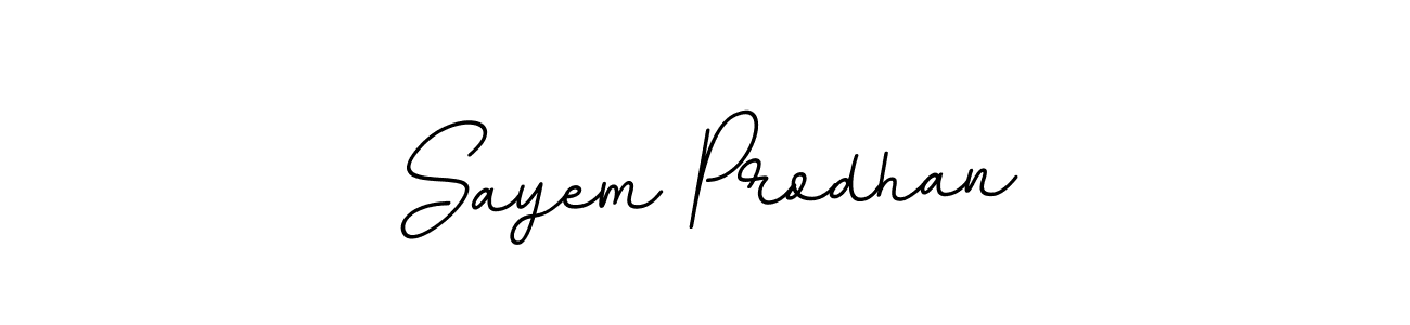 if you are searching for the best signature style for your name Sayem Prodhan. so please give up your signature search. here we have designed multiple signature styles  using BallpointsItalic-DORy9. Sayem Prodhan signature style 11 images and pictures png