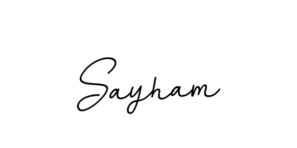 Make a beautiful signature design for name Sayham. Use this online signature maker to create a handwritten signature for free. Sayham signature style 11 images and pictures png