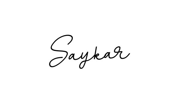 It looks lik you need a new signature style for name Saykar. Design unique handwritten (BallpointsItalic-DORy9) signature with our free signature maker in just a few clicks. Saykar signature style 11 images and pictures png