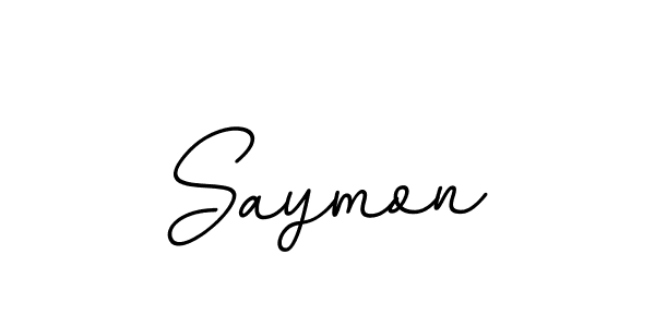 Best and Professional Signature Style for Saymon. BallpointsItalic-DORy9 Best Signature Style Collection. Saymon signature style 11 images and pictures png