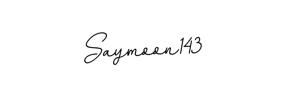 if you are searching for the best signature style for your name Saymoon143. so please give up your signature search. here we have designed multiple signature styles  using BallpointsItalic-DORy9. Saymoon143 signature style 11 images and pictures png