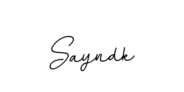 Also we have Sayndk name is the best signature style. Create professional handwritten signature collection using BallpointsItalic-DORy9 autograph style. Sayndk signature style 11 images and pictures png