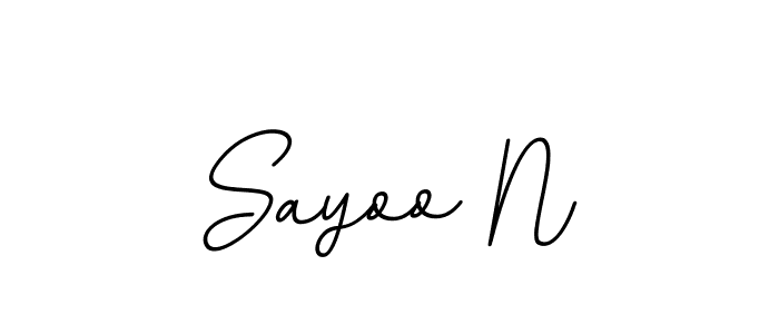 Similarly BallpointsItalic-DORy9 is the best handwritten signature design. Signature creator online .You can use it as an online autograph creator for name Sayoo N. Sayoo N signature style 11 images and pictures png