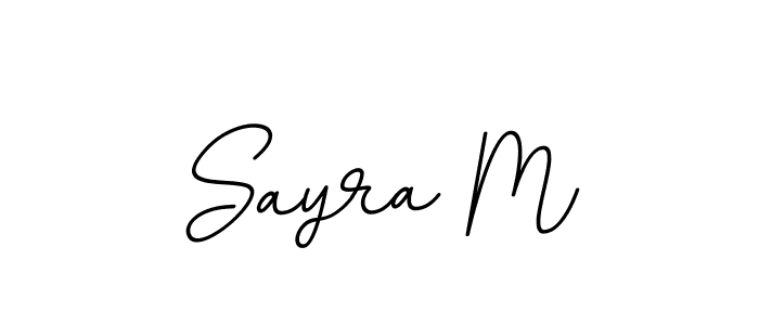Sayra M stylish signature style. Best Handwritten Sign (BallpointsItalic-DORy9) for my name. Handwritten Signature Collection Ideas for my name Sayra M. Sayra M signature style 11 images and pictures png