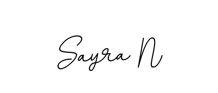 You should practise on your own different ways (BallpointsItalic-DORy9) to write your name (Sayra N) in signature. don't let someone else do it for you. Sayra N signature style 11 images and pictures png