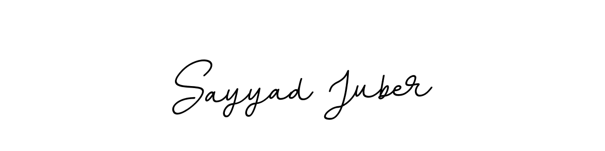 Use a signature maker to create a handwritten signature online. With this signature software, you can design (BallpointsItalic-DORy9) your own signature for name Sayyad Juber. Sayyad Juber signature style 11 images and pictures png