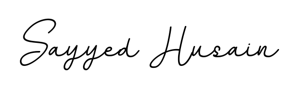 Give your name Sayyed Husain an exquisite flair with the BallpointsItalic-DORy9 script font. Ideal for contracts, resumes, and formal letterheads. Sayyed Husain signature style 11 images and pictures png