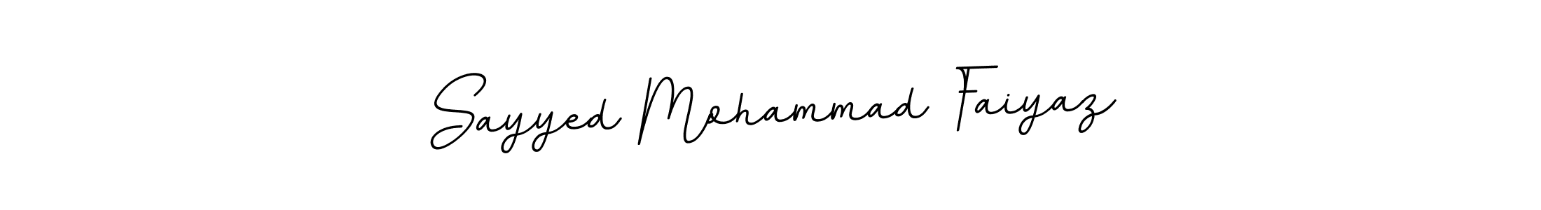 This is the best signature style for the Sayyed Mohammad Faiyaz name. Also you like these signature font (BallpointsItalic-DORy9). Mix name signature. Sayyed Mohammad Faiyaz signature style 11 images and pictures png