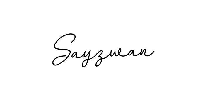 Make a beautiful signature design for name Sayzwan. With this signature (BallpointsItalic-DORy9) style, you can create a handwritten signature for free. Sayzwan signature style 11 images and pictures png