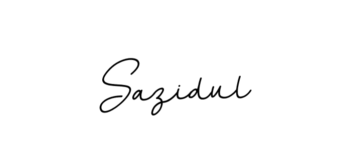 Create a beautiful signature design for name Sazidul. With this signature (BallpointsItalic-DORy9) fonts, you can make a handwritten signature for free. Sazidul signature style 11 images and pictures png