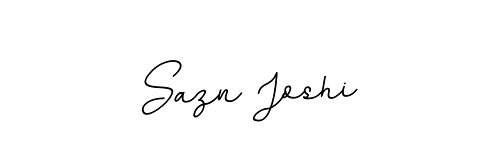 You should practise on your own different ways (BallpointsItalic-DORy9) to write your name (Sazn Joshi) in signature. don't let someone else do it for you. Sazn Joshi signature style 11 images and pictures png