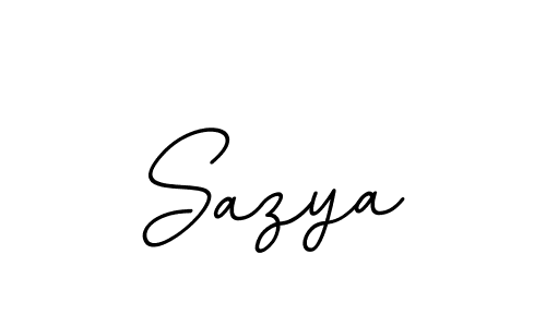 Create a beautiful signature design for name Sazya. With this signature (BallpointsItalic-DORy9) fonts, you can make a handwritten signature for free. Sazya signature style 11 images and pictures png