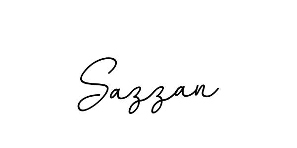 Make a beautiful signature design for name Sazzan. With this signature (BallpointsItalic-DORy9) style, you can create a handwritten signature for free. Sazzan signature style 11 images and pictures png