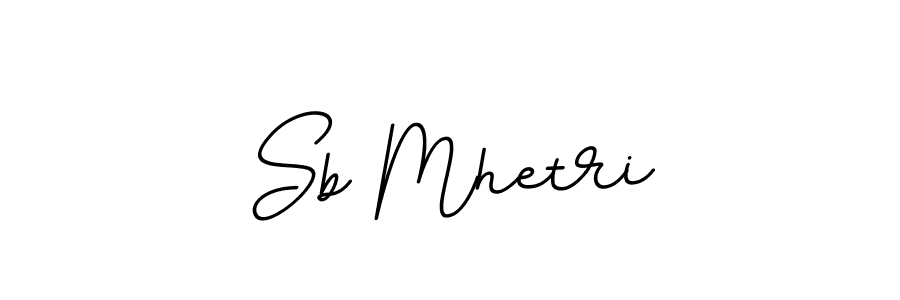 Create a beautiful signature design for name Sb Mhetri. With this signature (BallpointsItalic-DORy9) fonts, you can make a handwritten signature for free. Sb Mhetri signature style 11 images and pictures png