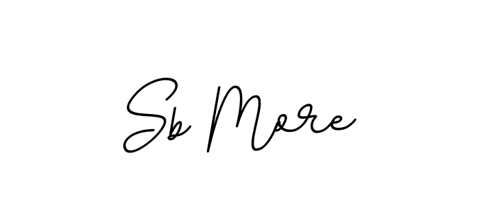 How to make Sb More signature? BallpointsItalic-DORy9 is a professional autograph style. Create handwritten signature for Sb More name. Sb More signature style 11 images and pictures png