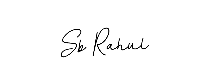 Design your own signature with our free online signature maker. With this signature software, you can create a handwritten (BallpointsItalic-DORy9) signature for name Sb Rahul. Sb Rahul signature style 11 images and pictures png